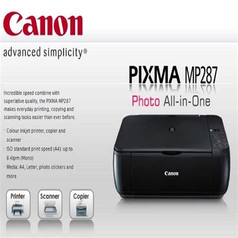 Matikan printer canon mp287